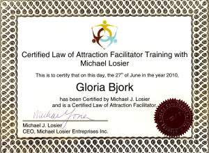 Law of Attraction Certificate